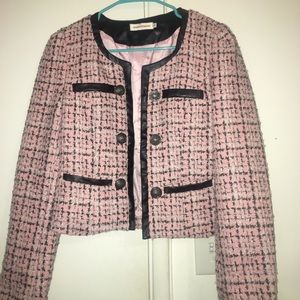 Pink 90s style blazer